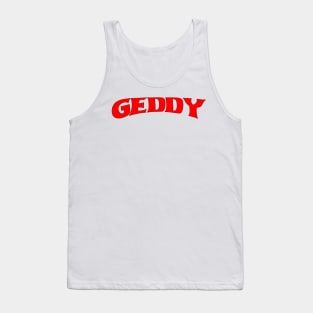 Rush - GEDDY Savior of the Solar Federation - Flash Gordon Style Tank Top